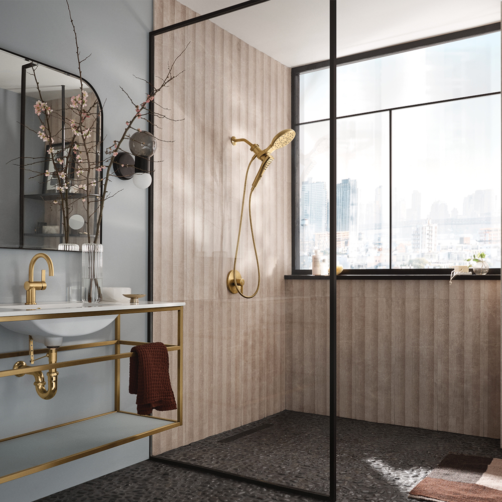 集顏值與品質于一身的三功能恒溫雨淋龍頭